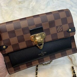 Louis Vuitton Brown and Black Checkered Women's Bag